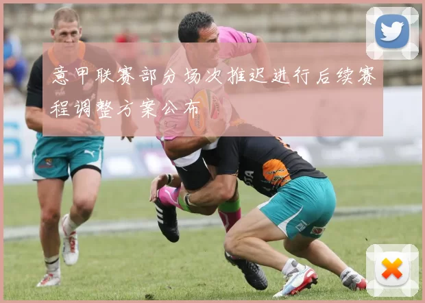 意甲联赛部分场次推迟进行后续赛程调整方案公布